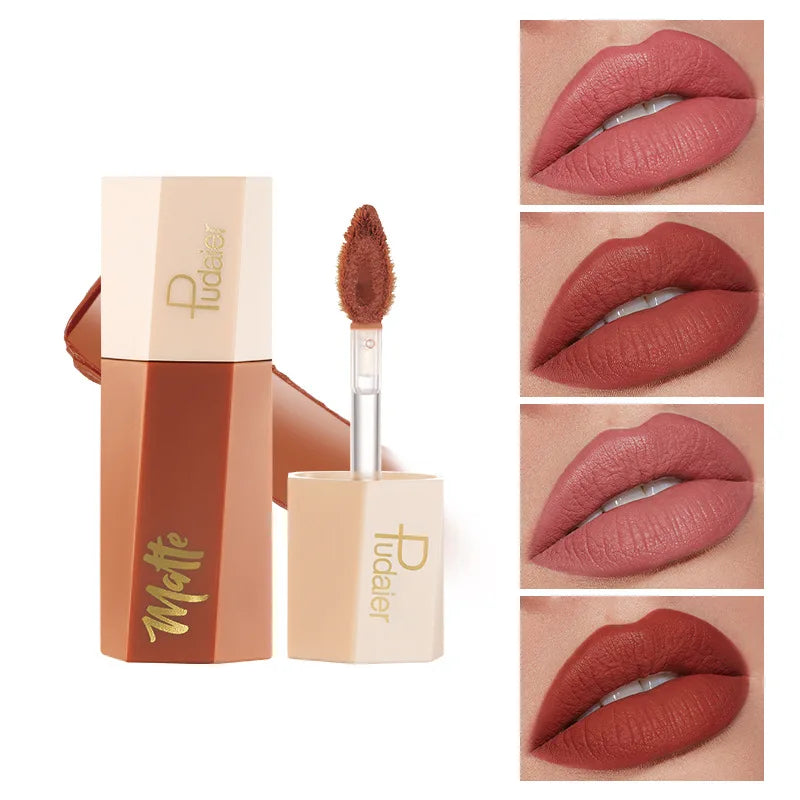 5 Colors Matte Waterproof Velvet Nude Lipstick